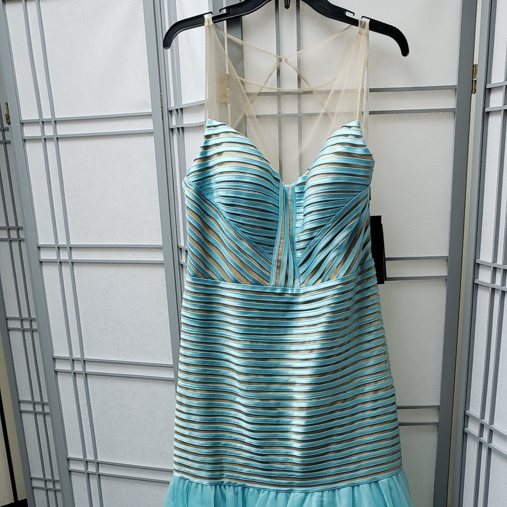 NWT Terany couture trumpet gown Sz16